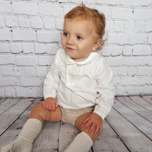 Baby Boy White Socks – Baby Beau and Belle