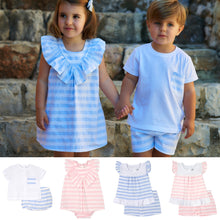 Load image into Gallery viewer, Rapife Baby Girls Pink Stripe Dress