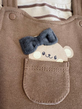 Load image into Gallery viewer, Street Monkey Baby Girls Beige Pocket Teddy Bear Dress
