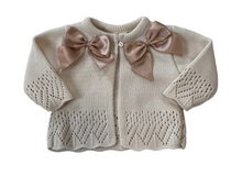 Load image into Gallery viewer, Little Star Baby Girls Bow Bolero Cardigans