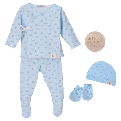 Calamaro Blue House 3 Piece Set