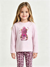 Load image into Gallery viewer, Mayoral Older Girl Pink Teddy Bear Backpack Legging Set