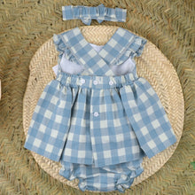 Load image into Gallery viewer, Baby Ferr Baby Girls Check Dress