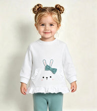 Load image into Gallery viewer, PRE ORDER Street Monkey Baby Girls Bow Bunny Legging Set