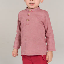 Load image into Gallery viewer, Rapife Older Boys Burgundy Short Set