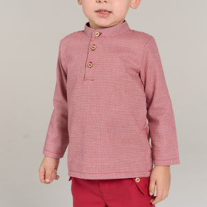 Rapife Older Boys Burgundy Short Set