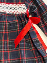 Load image into Gallery viewer, Beau Kid Girls Navy Tartan Dress