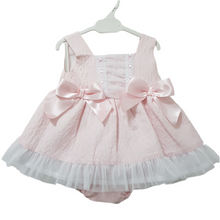 Load image into Gallery viewer, Ceyber Baby Girls Pink Lace Trim Dress