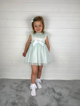 Load image into Gallery viewer, Ceyber Girls Mint Tulle Dress
