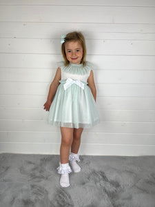 Ceyber Girls Mint Tulle Dress