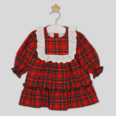 Rapife Girls Red Tartan Dress
