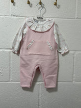 Load image into Gallery viewer, Babidu Baby Girls Dungaree Set