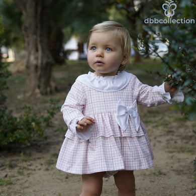 Dbb Baby Girls Pink Check Dress