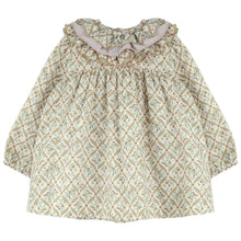 Load image into Gallery viewer, Baby Ferr Older Girls Tan and Lilac Dress