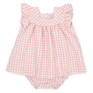 Rapife Girls Pink Gingham Dress