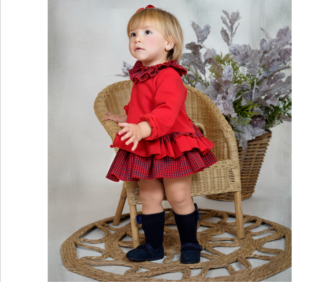 Dbb PETITBB Collection Baby Girls Red Jam Set PRE ORDER