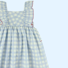 Load image into Gallery viewer, Dulce De Fresa Older Girls Blue Boat Dress