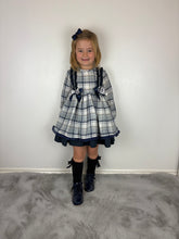 Load image into Gallery viewer, Ceyber Navy &amp; Grey Dress
