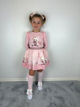 Load image into Gallery viewer, Giorgio Bambini Pink Teddy Skirt Set