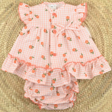 Load image into Gallery viewer, Baby Ferr Baby Girls Peach Dress