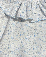 Load image into Gallery viewer, Ceyber Baby Girls Blue Rocking Horse Romper