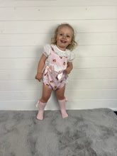 Load image into Gallery viewer, Ceyber Baby Girls Pink Teddy Romper