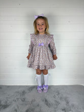 Load image into Gallery viewer, Baby Ferr Older Girls Lilac Floral Dress