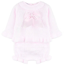 Load image into Gallery viewer, Dulce De Fresa Baby Girls Pink Knit Set