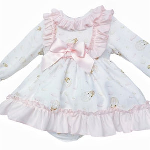 Wee Me Baby Girls Hot Air Balloon Print Dress