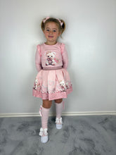 Load image into Gallery viewer, Giorgio Bambini Pink Teddy Skirt Set