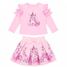 Load image into Gallery viewer, Giorgio Bambini Older Girls Pink Castle Skirt Set