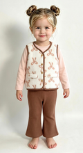 Load image into Gallery viewer, Lily &amp; Jack Girls Bow Borg Gilet 3 Piece Set