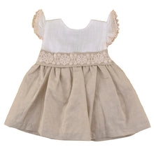 Load image into Gallery viewer, Baby Ferr Older Girls Beige Dress