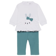 Load image into Gallery viewer, PRE ORDER Street Monkey Baby Girls Bow Bunny Legging Set