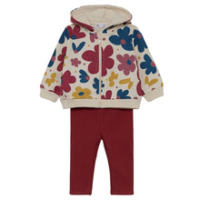 Load image into Gallery viewer, PRE ORDER Street Monkey Girls Floral Hooded Sweatshirt Legging Set
