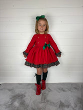 Load image into Gallery viewer, Ceyber Red Side Bow Dress