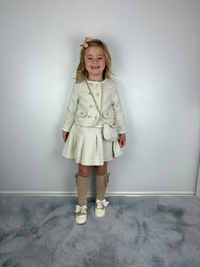 Giorgio Bambini Older Girls Pleated Skirt Set