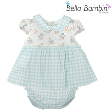 Load image into Gallery viewer, Babidu Baby Girls Safari Gingham Dress