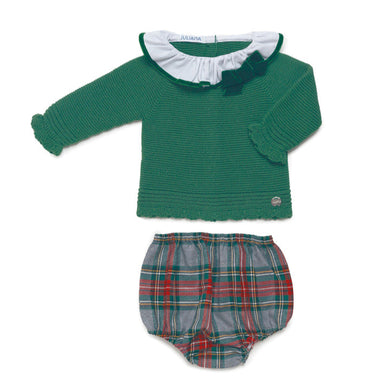 Juliana Chispa Green Knit Jam Set