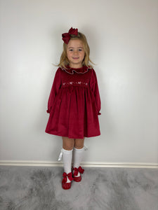Dulce De Fresa Red Velvet Dress
