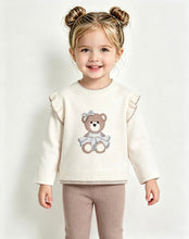 Load image into Gallery viewer, Mayoral Girls Beige Knitted Teddy Bear Set