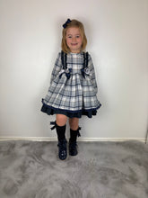 Load image into Gallery viewer, Ceyber Navy &amp; Grey Dress