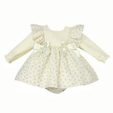 Load image into Gallery viewer, Wee Me Baby Girls Cream Floral Dress
