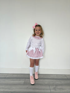 Ceyber Baby Girls Candy Cane Skirted Jam
