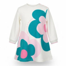 Load image into Gallery viewer, Agatha Ruiz De La Prada Cream and Pink Floral Dress