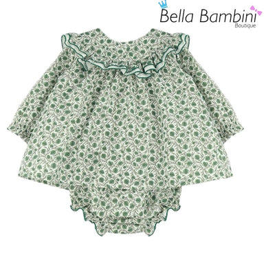 Baby Ferr Baby Girls Olive Dress