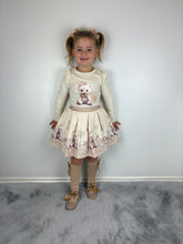 Load image into Gallery viewer, Giorgio Bambini Beige Teddy Skirt Set