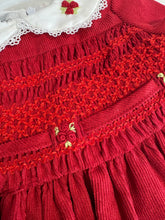 Load image into Gallery viewer, Beau Kid Girls Red Smock Dress