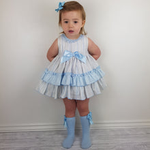 Load image into Gallery viewer, Wee Me Blue Stripe Dress