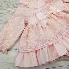 Load image into Gallery viewer, Ceyber Baby Girls Pink Pattern Print Dress 3M-36M